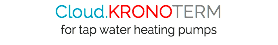 Cloud.KRONOTERM for tap water heating pumps