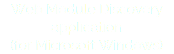 Web Module Discovery application (for Microsoft Windows)